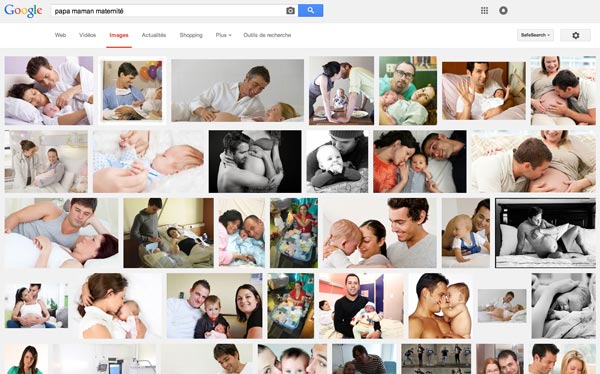 Des photos de jeunes familles sont affichées publiquement dans Google images à leur insu