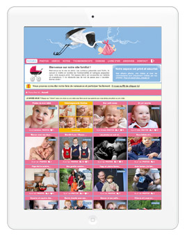 Sur ordi, tablette ou mobile, partagez vos photos/vidéos de bébé en toute sécurité